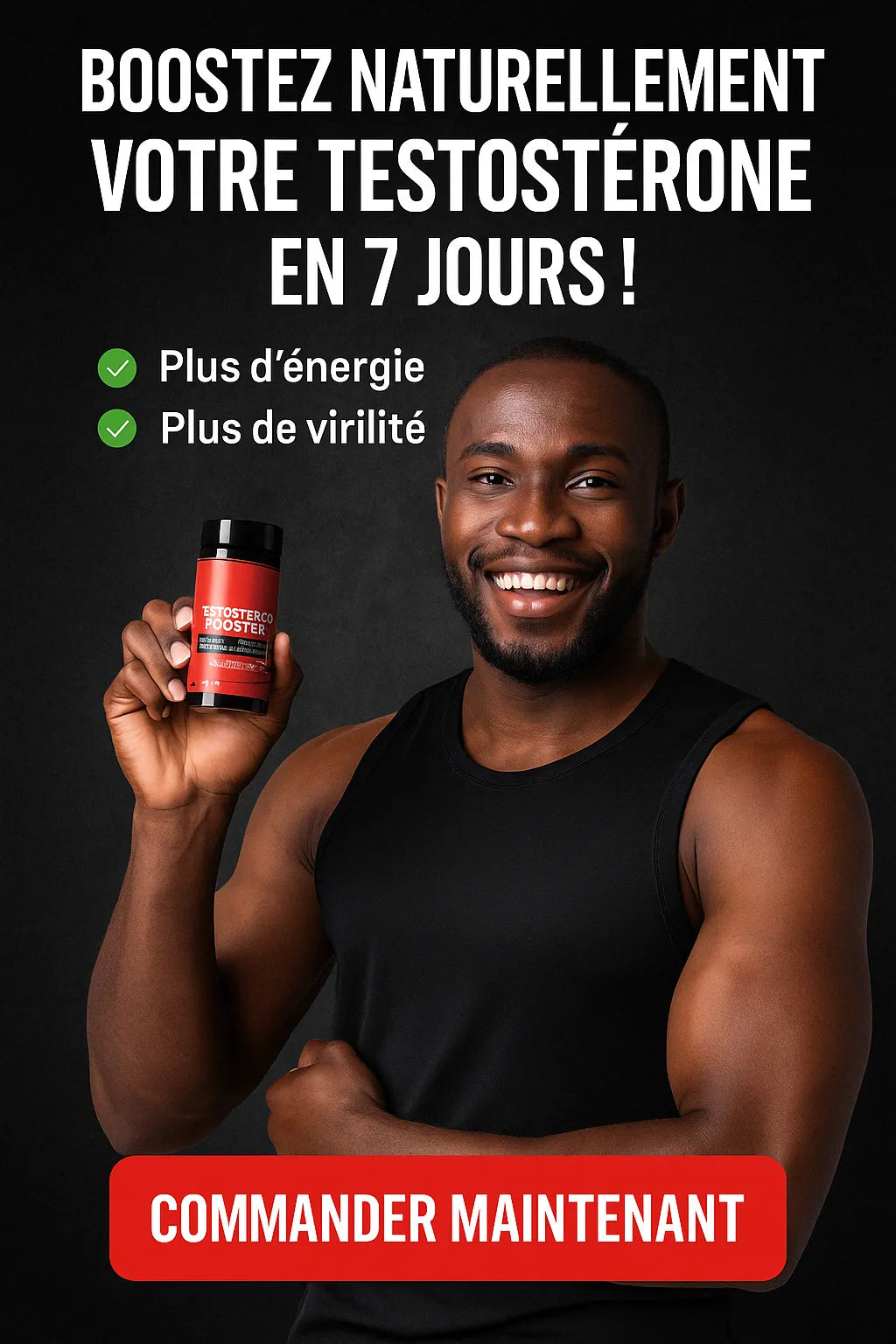 TESTOSTERONE BOOSTER™ | Booster Naturel de Testostérone