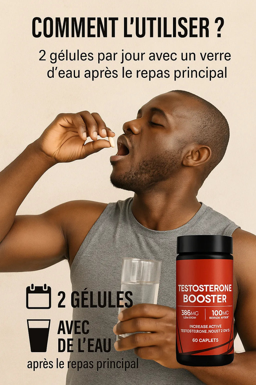 TESTOSTERONE BOOSTER™ | Booster Naturel de Testostérone